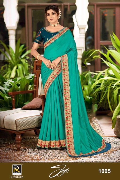 Ranjna Style Silk Saree Sari Catalog 8 Pcs 8 1 510x765 - Ranjna Style Silk Saree Sari Catalog 8 Pcs