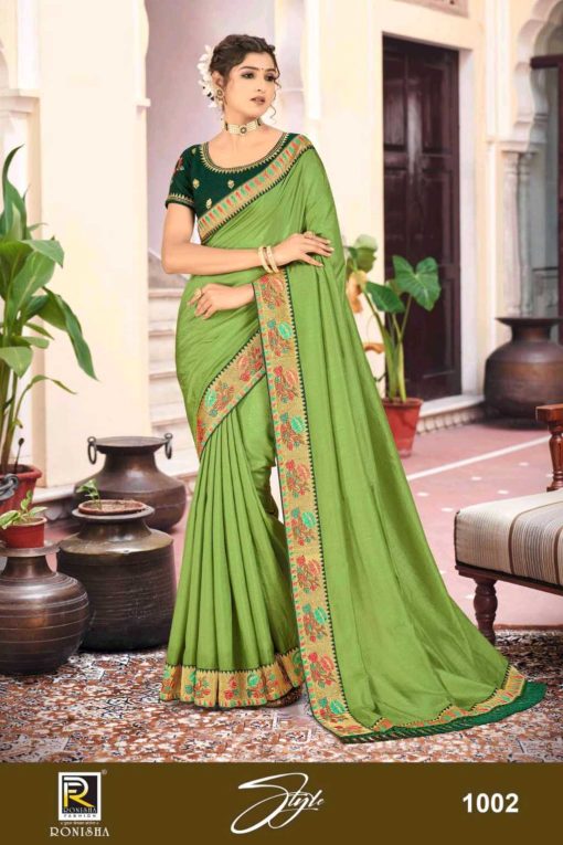 Ranjna Style Silk Saree Sari Catalog 8 Pcs 9 1 510x765 - Ranjna Style Silk Saree Sari Catalog 8 Pcs