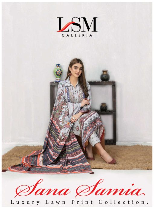 Sana Samia Luxury Lawn Print Collection Salwar Suit Catalog 6 Pcs 1 510x690 - Sana Samia Luxury Lawn Print Collection Salwar Suit Catalog 6 Pcs