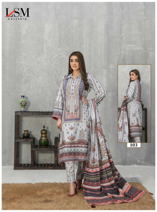 Sana Samia Luxury Lawn Print Collection Salwar Suit Catalog 6 Pcs 7 510x690 - Sana Samia Luxury Lawn Print Collection Salwar Suit Catalog 6 Pcs