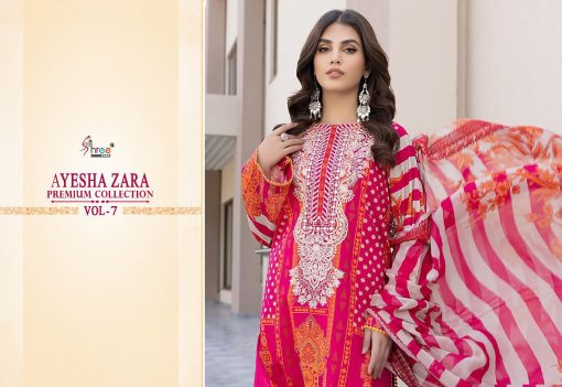 Shree Fabs Ayesha Zara Premium Collection Vol 7 Cotton Chiffon Salwar Suit Catalog 4 Pcs 4 510x351 - Shree Fabs Ayesha Zara Premium Collection Vol 7 Cotton Chiffon Salwar Suit Catalog 4 Pcs