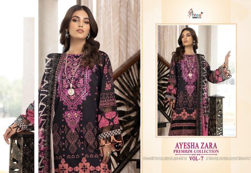 Shree Fabs Ayesha Zara Premium Collection Vol 7 Cotton Chiffon Salwar Suit Catalog 4 Pcs 6 510x351 - Shree Fabs Ayesha Zara Premium Collection Vol 7 Cotton Chiffon Salwar Suit Catalog 4 Pcs