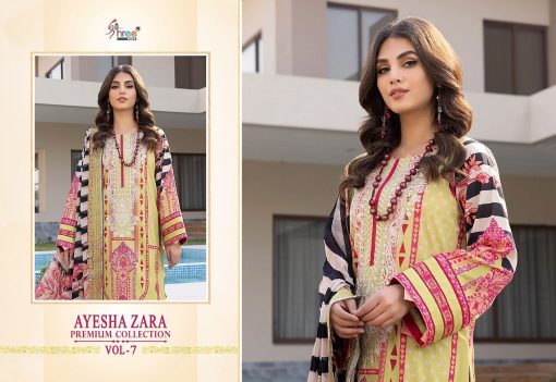 Shree Fabs Ayesha Zara Premium Collection Vol 7 Cotton Chiffon Salwar Suit Catalog 4 Pcs 8 510x351 - Shree Fabs Ayesha Zara Premium Collection Vol 7 Cotton Chiffon Salwar Suit Catalog 4 Pcs