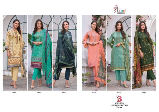 Shree Fabs Bin Saeed Lawn Collection Vol 4 Salwar Suit Catalog 6 Pcs 10 510x360 - Shree Fabs Bin Saeed Lawn Collection Vol 4 Salwar Suit Catalog 6 Pcs