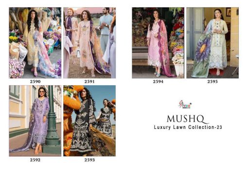 Shree Fabs Mushq Luxury Lawn Collection 2023 Cotton Salwar Suit Catalog 6 Pcs 15 510x351 - Shree Fabs Mushq Luxury Lawn Collection 2023 Cotton Salwar Suit Catalog 6 Pcs