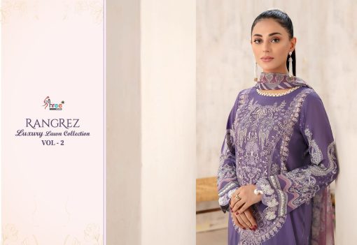 Shree Fabs Rangrez Luxury Lawn Collection Vol 2 Chiffon Cotton Salwar Suit Catalog 8 Pcs 12 510x351 - Shree Fabs Rangrez Luxury Lawn Collection Vol 2 Chiffon Cotton Salwar Suit Catalog 8 Pcs