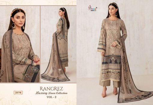 Shree Fabs Rangrez Luxury Lawn Collection Vol 2 Chiffon Cotton Salwar Suit Catalog 8 Pcs 17 510x351 - Shree Fabs Rangrez Luxury Lawn Collection Vol 2 Chiffon Cotton Salwar Suit Catalog 8 Pcs