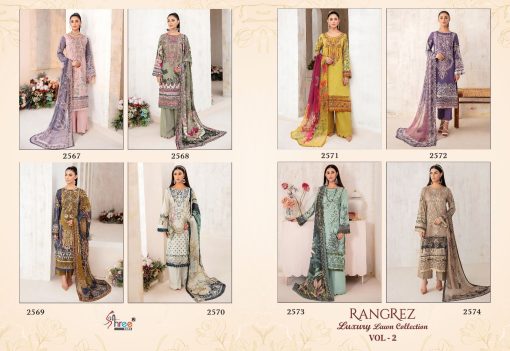 Shree Fabs Rangrez Luxury Lawn Collection Vol 2 Chiffon Cotton Salwar Suit Catalog 8 Pcs 18 510x351 - Shree Fabs Rangrez Luxury Lawn Collection Vol 2 Chiffon Cotton Salwar Suit Catalog 8 Pcs