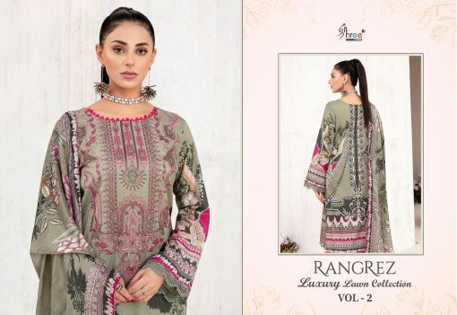 Shree Fabs Rangrez Luxury Lawn Collection Vol 2 Chiffon Cotton Salwar Suit Catalog 8 Pcs 5 510x351 - Shree Fabs Rangrez Luxury Lawn Collection Vol 2 Chiffon Cotton Salwar Suit Catalog 8 Pcs