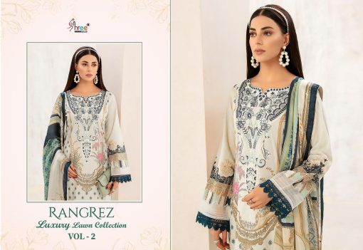 Shree Fabs Rangrez Luxury Lawn Collection Vol 2 Chiffon Cotton Salwar Suit Catalog 8 Pcs 8 510x351 - Shree Fabs Rangrez Luxury Lawn Collection Vol 2 Chiffon Cotton Salwar Suit Catalog 8 Pcs