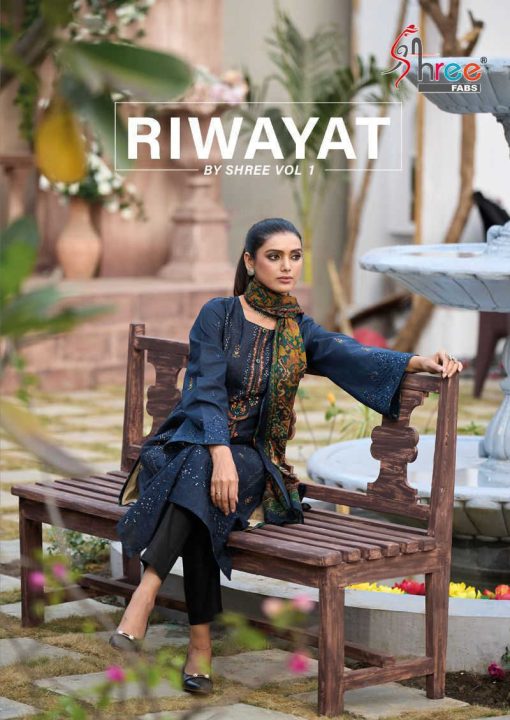 Shree Fabs Riwayat Vol 1 Cotton Salwar Suit Catalog 6 Pcs 1 510x720 - Shree Fabs Riwayat Vol 1 Cotton Salwar Suit Catalog 6 Pcs