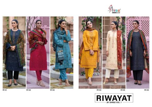 Shree Fabs Riwayat Vol 1 Cotton Salwar Suit Catalog 6 Pcs 20 510x360 - Shree Fabs Riwayat Vol 1 Cotton Salwar Suit Catalog 6 Pcs