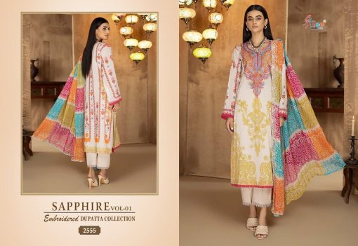 Shree Fabs Sapphire Vol 1 Embroidered Dupatta Collection Cotton Chiffon Salwar Suit Catalog 5 Pcs 7 510x351 - Shree Fabs Sapphire Vol 1 Embroidered Dupatta Collection Cotton Chiffon Salwar Suit Catalog 5 Pcs