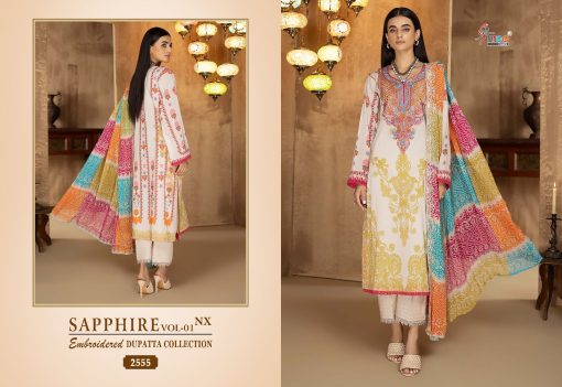 Shree Fabs Sapphire Vol 1 NX Embroidered Dupatta Collection Cotton Chiffon Salwar Suit Catalog 4 Pcs 2 510x351 - Shree Fabs Sapphire Vol 1 NX Embroidered Dupatta Collection Cotton Chiffon Salwar Suit Catalog 4 Pcs