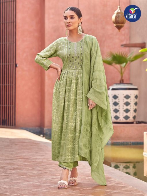 Vitara Naira Kurti with Dupatta Bottom Viscose Catalog 4 Pcs 5 510x680 - Vitara Naira Kurti with Dupatta Bottom Viscose Catalog 4 Pcs