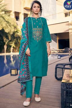 Vitara Royal Ford Kurti with Dupatta Bottom Viscose Catalog 4 Pcs