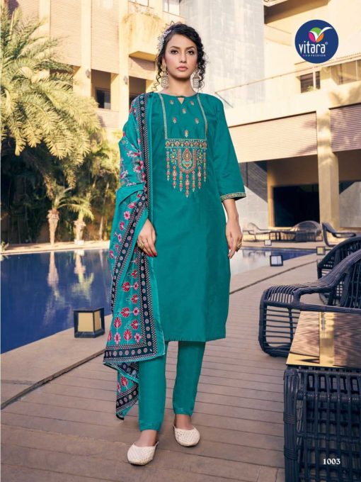 Vitara Royal Ford Kurti with Dupatta Bottom Viscose Catalog 4 Pcs 5 510x680 - Vitara Royal Ford Kurti with Dupatta Bottom Viscose Catalog 4 Pcs