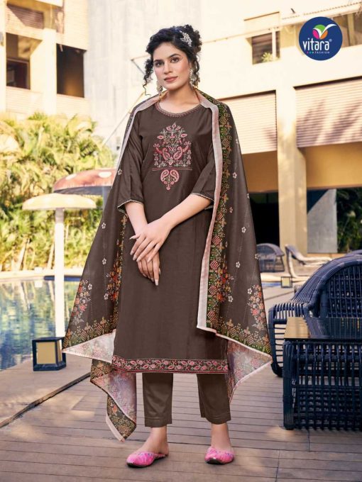 Vitara Royal Ford Kurti with Dupatta Bottom Viscose Catalog 4 Pcs 7 510x680 - Vitara Royal Ford Kurti with Dupatta Bottom Viscose Catalog 4 Pcs