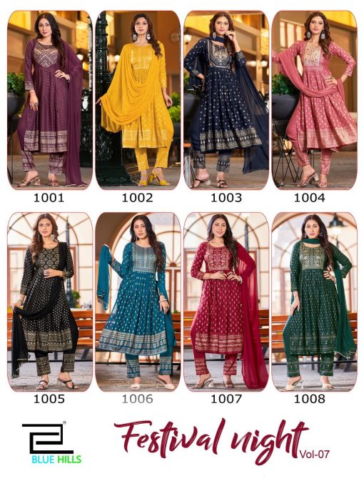 Blue Hills Festival Night Vol 7 Kurti with Dupatta Bottom Rayon Catalog 8 Pcs 10 510x680 - Blue Hills Festival Night Vol 7 Kurti with Dupatta Bottom Rayon Catalog 8 Pcs