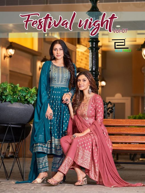 Blue Hills Festival Night Vol 7 Kurti with Dupatta Bottom Rayon Catalog 8 Pcs 4 510x680 - Blue Hills Festival Night Vol 7 Kurti with Dupatta Bottom Rayon Catalog 8 Pcs