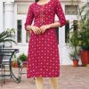 Diya Trends Gardencity Vol 16 Kajal Style Rayon Kurti Catalog 10 Pcs