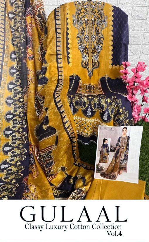 Gulaal Classy Luxury Cotton Collection Vol 4 Salwar Suit Catalog 10 Pcs 15 510x826 - Gulaal Classy Luxury Cotton Collection Vol 4 Salwar Suit Catalog 10 Pcs