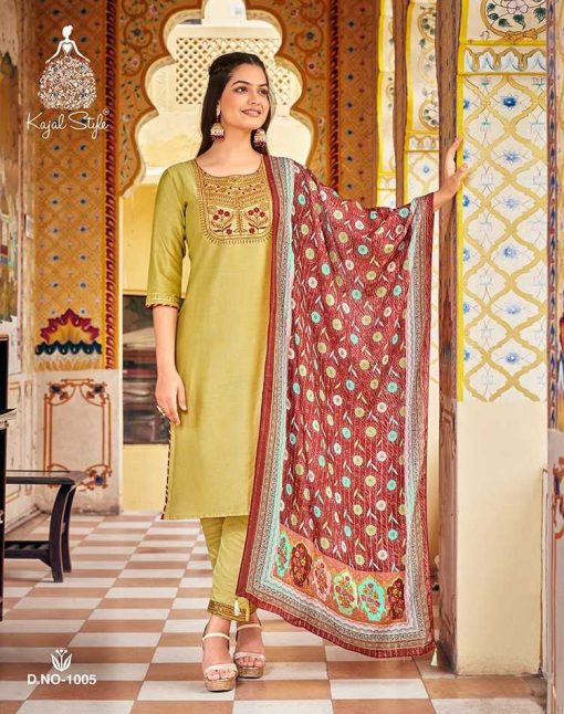 Kajal Style Ambarsaiya Vol 1 Kurti with Dupatta Bottom Chanderi Catalog 8 Pcs 10 510x646 - Kajal Style Ambarsaiya Vol 1 Kurti with Dupatta Bottom Chanderi Catalog 8 Pcs