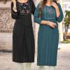 Kalaroop Noori by Kajree Rayon Kurti Catalog 6 Pcs