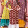 Kiana Bandhani Vol 5 Kurti with Sharara Rayon Catalog 7 Pcs