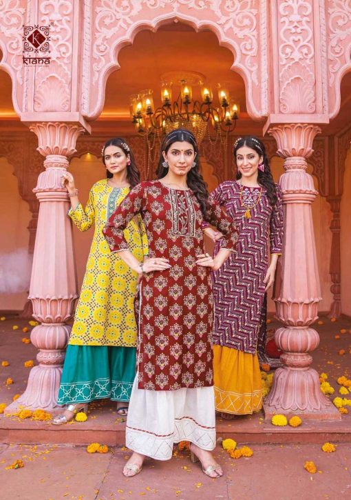 Kiana Bandhani Vol 5 Kurti with Sharara Rayon Catalog 7 Pcs 18 510x725 - Kiana Bandhani Vol 5 Kurti with Sharara Rayon Catalog 7 Pcs