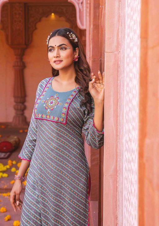 Kiana Bandhani Vol 5 Kurti with Sharara Rayon Catalog 7 Pcs 3 510x725 - Kiana Bandhani Vol 5 Kurti with Sharara Rayon Catalog 7 Pcs