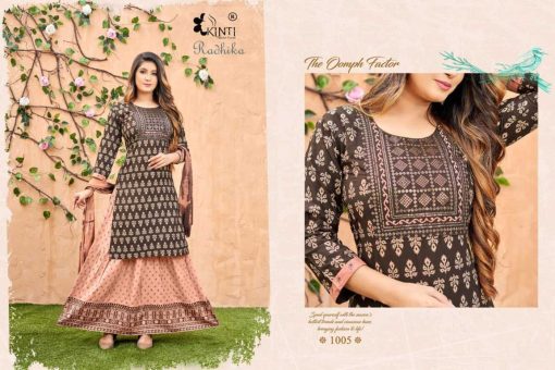 Kinti Radhika Rayon Kurti with Skirt Dupatta Catalog 6 Pcs 3 510x340 - Kinti Radhika Rayon Kurti with Skirt Dupatta Catalog 6 Pcs