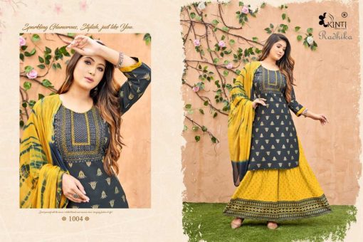 Kinti Radhika Rayon Kurti with Skirt Dupatta Catalog 6 Pcs 5 510x340 - Kinti Radhika Rayon Kurti with Skirt Dupatta Catalog 6 Pcs