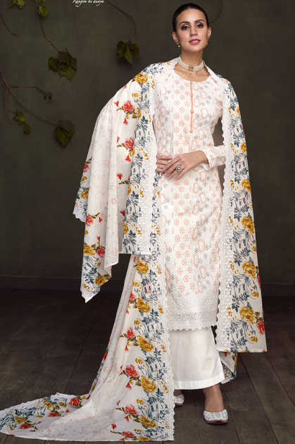 Mumtaz Arts Shades of Beauty Vol 2 Lawn Cotton Salwar Suit Catalog 4 Pcs