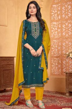 Panch Ratna Nimrit by Kessi Silk Salwar Suit Catalog 4 Pcs