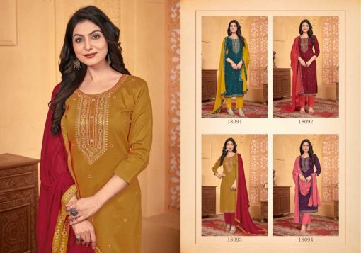 Panch Ratna Nimrit by Kessi Silk Salwar Suit Catalog 4 Pcs 7 510x357 - Panch Ratna Nimrit by Kessi Silk Salwar Suit Catalog 4 Pcs