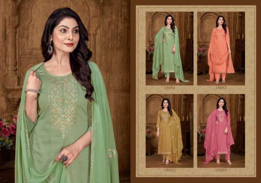 Panch Ratna Rashmika by Kessi Silk Salwar Suit Catalog 4 Pcs 8 510x357 - Panch Ratna Rashmika by Kessi Silk Salwar Suit Catalog 4 Pcs