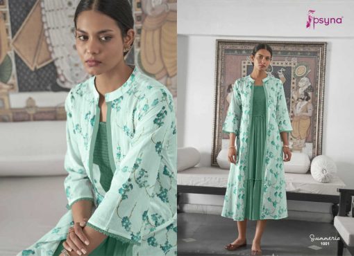 Psyna Summeria Kurti with Shrug Rayon Catalog 6 Pcs 3 510x370 - Psyna Summeria Kurti with Shrug Rayon Catalog 6 Pcs