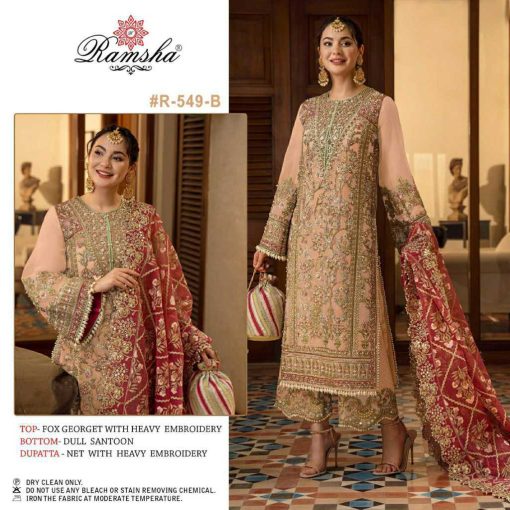 Ramsha R 549 NX Georgette Salwar Suit Catalog 4 Pcs 3 510x510 - Ramsha R 549 NX Georgette Salwar Suit Catalog 4 Pcs