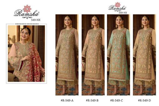 Ramsha R 549 NX Georgette Salwar Suit Catalog 4 Pcs 9 510x340 - Ramsha R 549 NX Georgette Salwar Suit Catalog 4 Pcs