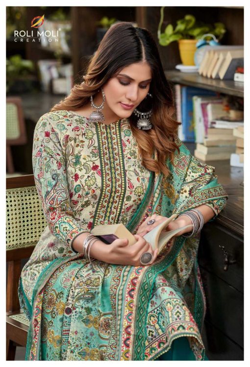 Roli Moli Mallika Cotton Salwar Suit Catalog 8 Pcs 2 510x749 - Roli Moli Mallika Cotton Salwar Suit Catalog 8 Pcs