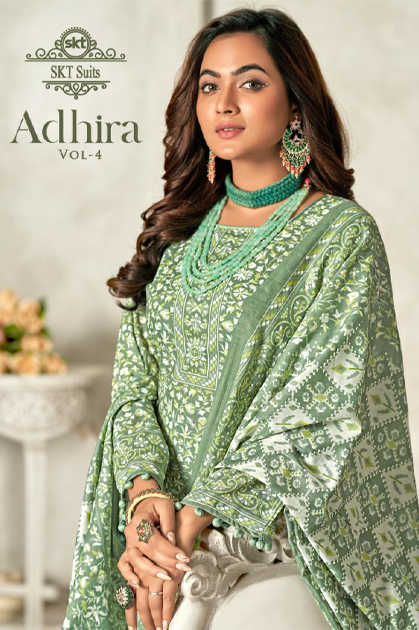 SKT Adhira Vol 4 Cotton Salwar Suit Catalog 8 Pcs