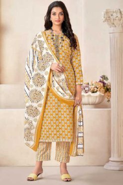 SKT Armani Cotton Salwar Suit Catalog 8 Pcs