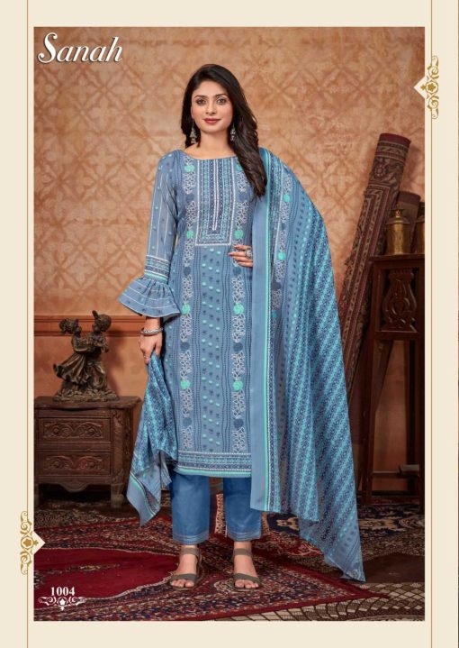 SKT Sanah Cotton Salwar Suit Catalog 12 Pcs 10 510x719 - SKT Sanah Cotton Salwar Suit Catalog 12 Pcs