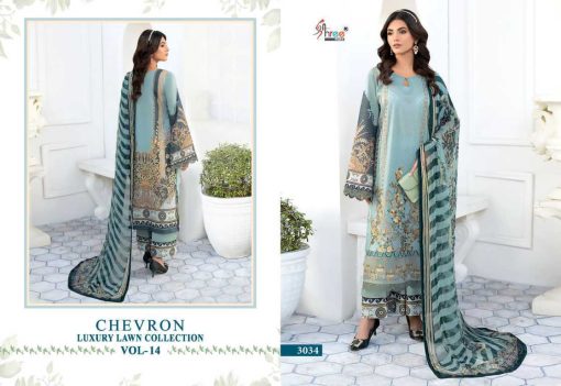 Shree Fabs Chevron Luxury Lawn Collection Vol 14 Chiffon Cotton Salwar Suit Catalog 8 Pcs 14 510x351 - Shree Fabs Chevron Luxury Lawn Collection Vol 14 Chiffon Cotton Salwar Suit Catalog 8 Pcs