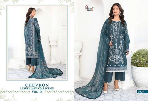 Shree Fabs Chevron Luxury Lawn Collection Vol 14 Chiffon Cotton Salwar Suit Catalog 8 Pcs 2 510x351 - Shree Fabs Chevron Luxury Lawn Collection Vol 14 Chiffon Cotton Salwar Suit Catalog 8 Pcs