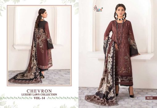 Shree Fabs Chevron Luxury Lawn Collection Vol 14 Chiffon Cotton Salwar Suit Catalog 8 Pcs 7 510x351 - Shree Fabs Chevron Luxury Lawn Collection Vol 14 Chiffon Cotton Salwar Suit Catalog 8 Pcs