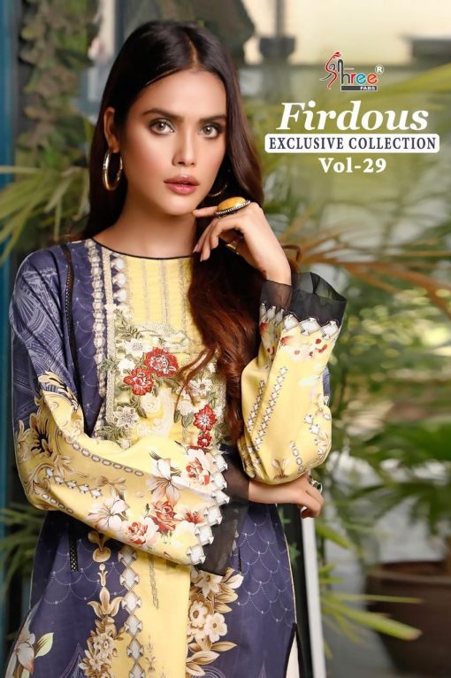 Shree Fabs Firdous Exclusive Collection Vol 29 Cotton Chiffon Salwar Suit Catalog 4 Pcs 1 510x766 - Shree Fabs Firdous Exclusive Collection Vol 29 Cotton Chiffon Salwar Suit Catalog 4 Pcs