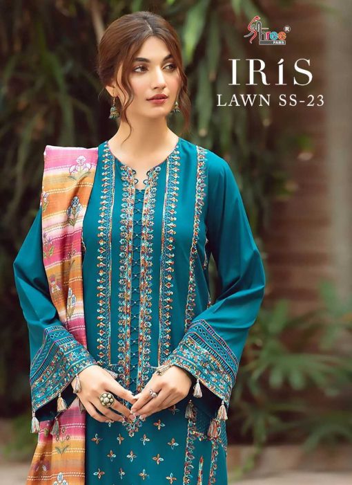 Shree Fabs Iris Lawn SS 23 Cotton Chiffon Salwar Suit Catalog 7 Pcs 2 510x701 - Shree Fabs Iris Lawn SS 23 Cotton Chiffon Salwar Suit Catalog 7 Pcs