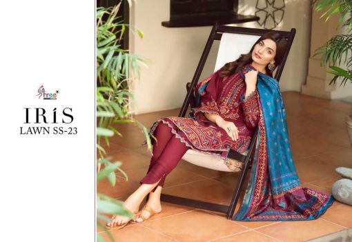 Shree Fabs Iris Lawn SS 23 Cotton Chiffon Salwar Suit Catalog 7 Pcs 5 510x351 - Shree Fabs Iris Lawn SS 23 Cotton Chiffon Salwar Suit Catalog 7 Pcs